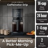 Chefman Caffeinator Programmable Drip Coffee Maker, 14-Cup Glass Carafe with 1-4 Cup Brewing, Classic & Bold Settings, 24-Hour Timer, Customizable Warming Plate, Reusable GoldTone Filter – Midnight