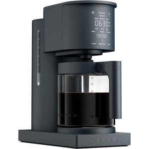 Chefman Caffeinator Programmable Drip Coffee Maker, 14-Cup Glass Carafe with 1-4 Cup Brewing, Classic & Bold Settings, 24-Hour Timer, Customizable Warming Plate, Reusable GoldTone Filter – Midnight